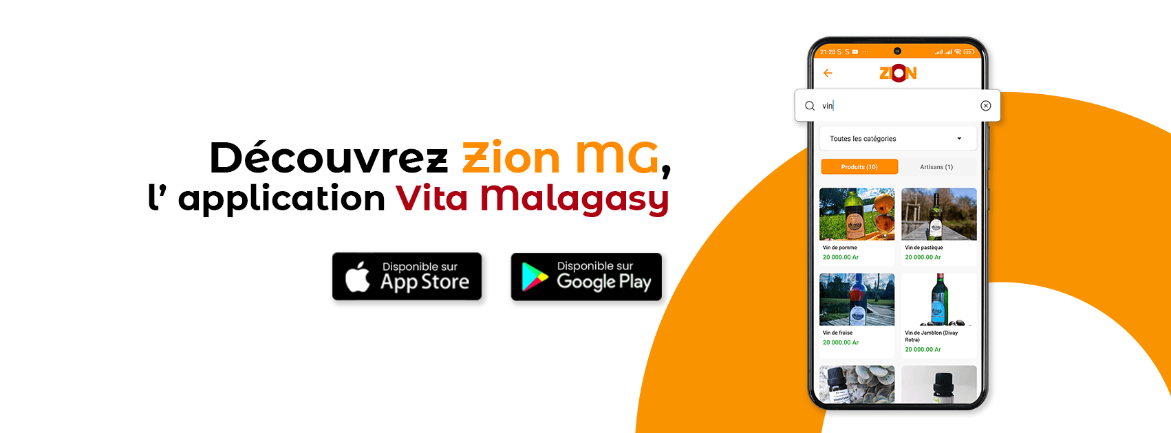 Découvrez zion-mg, l'application Vita Malagasy